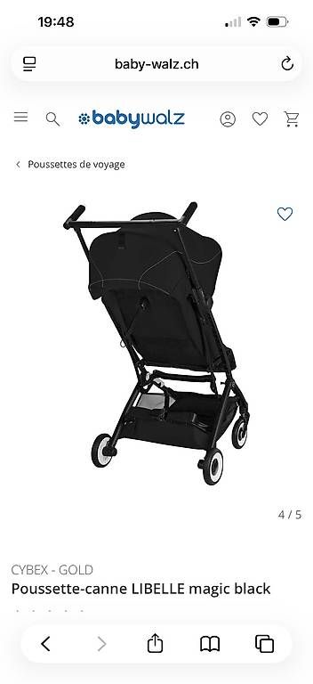 Kinderwagen: Poussette cybex Libelle noir  – Gebraucht aus Servion von tat_rpx8 3