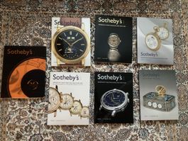 Sothebys Auktionskatalog (Rolex, Patek Philippe, Cartier)