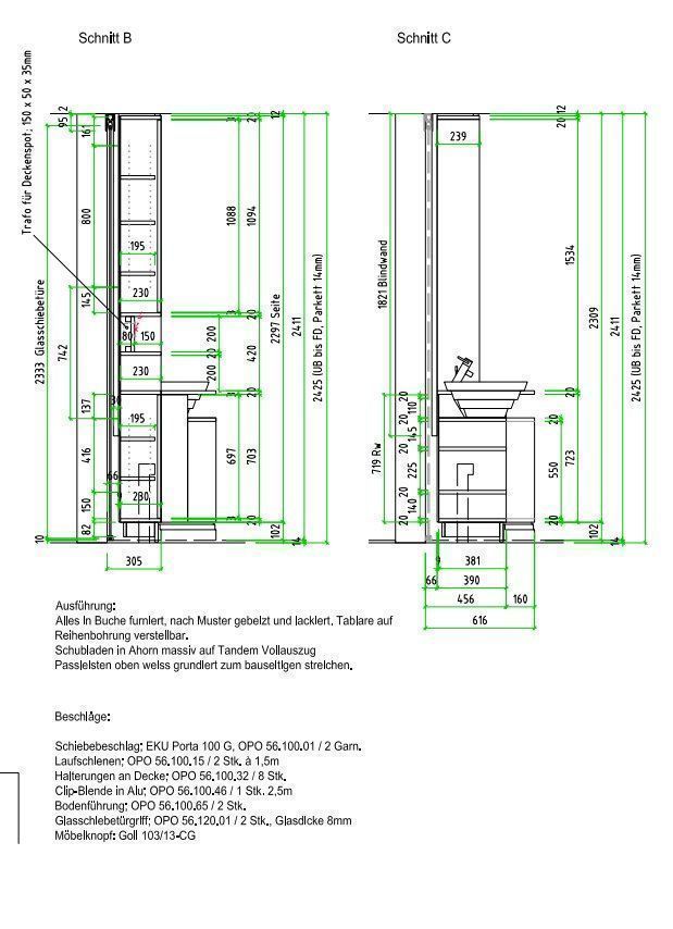 Badezimmermöbel: Doppelwaschtisch mit Unterbauten u Armaturen – Gebraucht aus Winterthur von BauTeilLaden2000 5