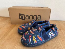 Nanga Kinder Hausschuhe 30 Finken blau Rakete Aero NEU