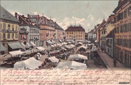La Chaux-de-Fonds NE // Place du marché 1903