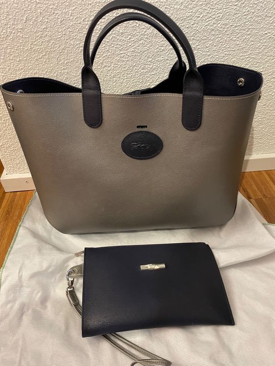 Große Federtasche Aus PU-Leder Vintage Rose - Doppelseitig, 20x9x6 Cm, Für Stifte & Make-up