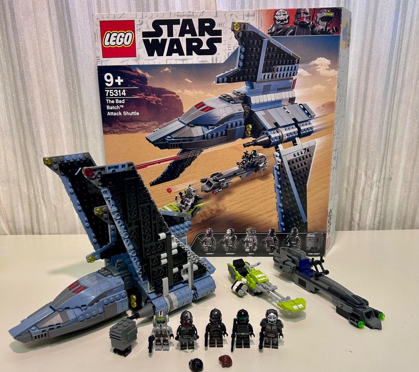 Lego 75314 Star Wars The Bad Batch Attack Shuttle (Gebraucht) in ...