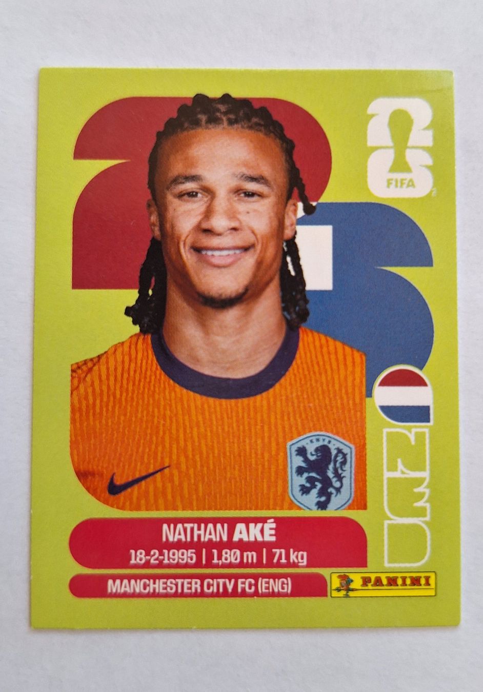 Panini Carte collezionabili: Panini Nathan Aké NED 7 – Nuovo (secondo la descrizione) da Romanens venduto da Crocette