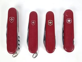 4er Set Schweizer Taschenmesser (Victorinox & Wenger)