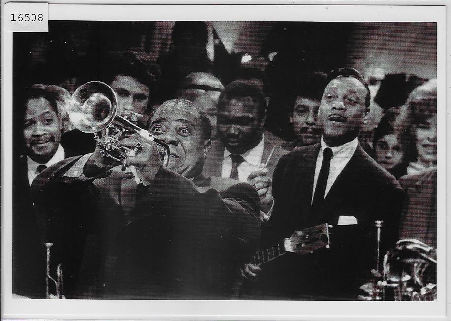 Ansichtskarten: Louis Armstrong - Paris Blues 1960 – Gebraucht aus Ettingen von Kartenplanet