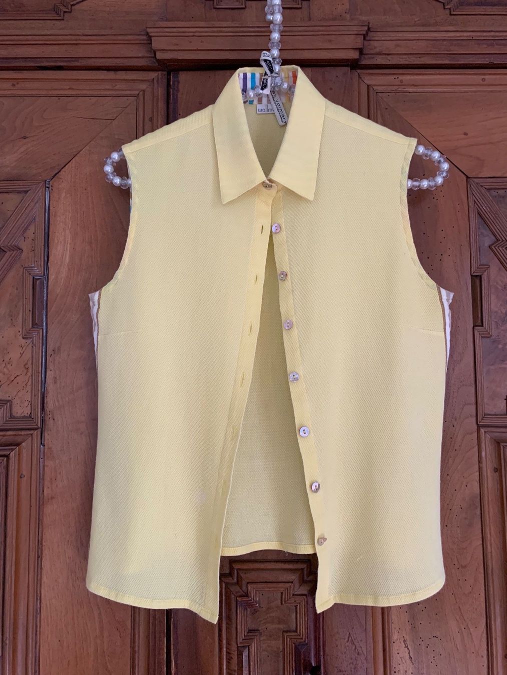 Blusen: WALLMANN Bluse Baumwolle Gr 36DE Material: Baumwolle – Gebraucht aus Interlaken von Bona55