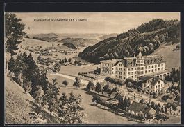 Richenthal, Die Kuranstalt vom Berg aus