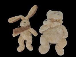 DIMPEL Plüschteddy und -hase, 2er Set