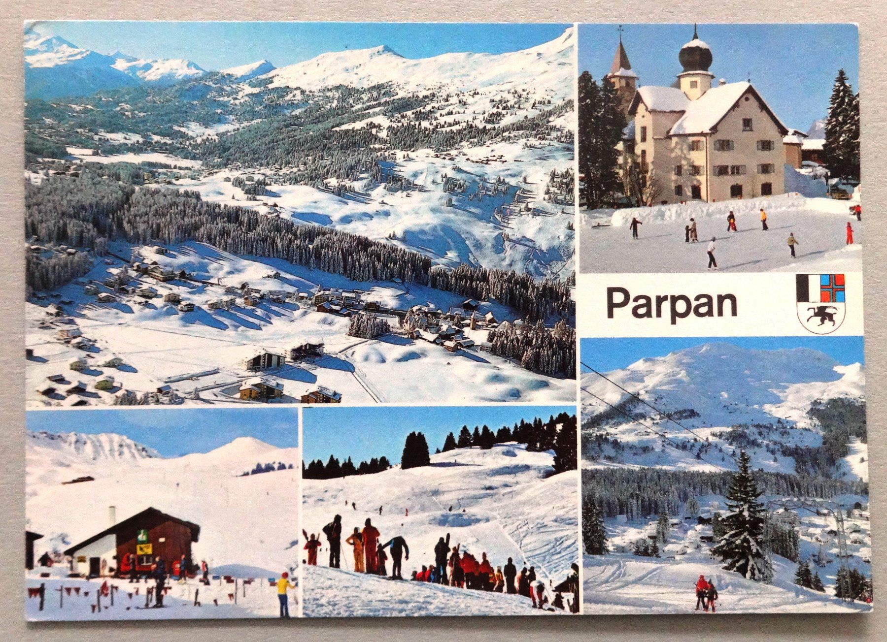 Ansichtskarten: Parpan 1500 m ü.M. – Gebraucht aus Fétigny von Billy2miny