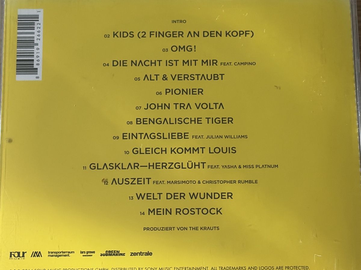 CD: Marteria – Usato da Zürich venduto da Collector69 1