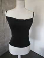 Top Träger Oberteil Schwarz Grösse S Damen 