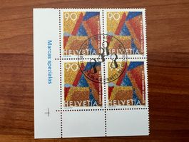 1996  CH Erstag gest.Viererblock mit Tab  (K234)