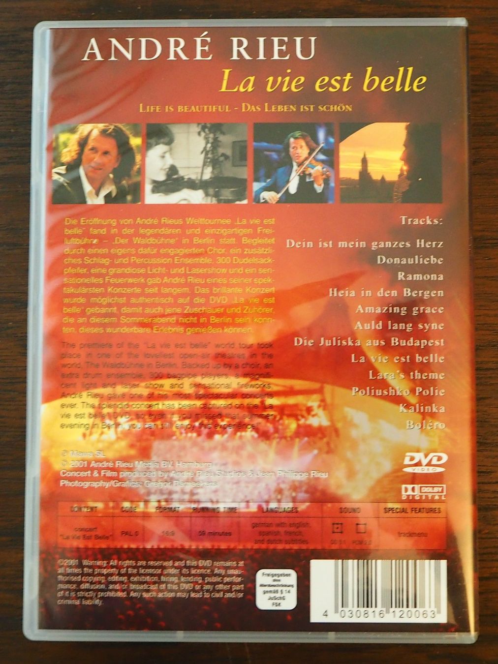 Tutti i DVDs: André Rieu / 6 DVDs – Usato da Chur venduto da big_5zx8 6