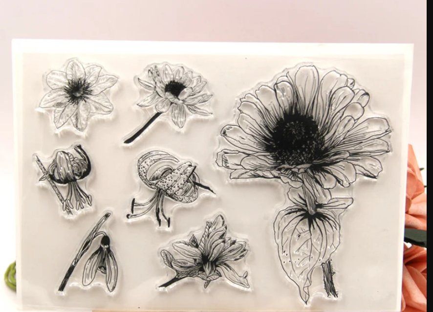Timbri: Neues Set Motivstempel Blumen – Nuovo e nell'imballaggio originale da Effretikon venduto da wenuss 2