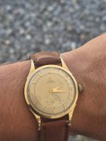 Omega Automatic Herren Uhr 14K 585 Gold 34mm guter Zustand