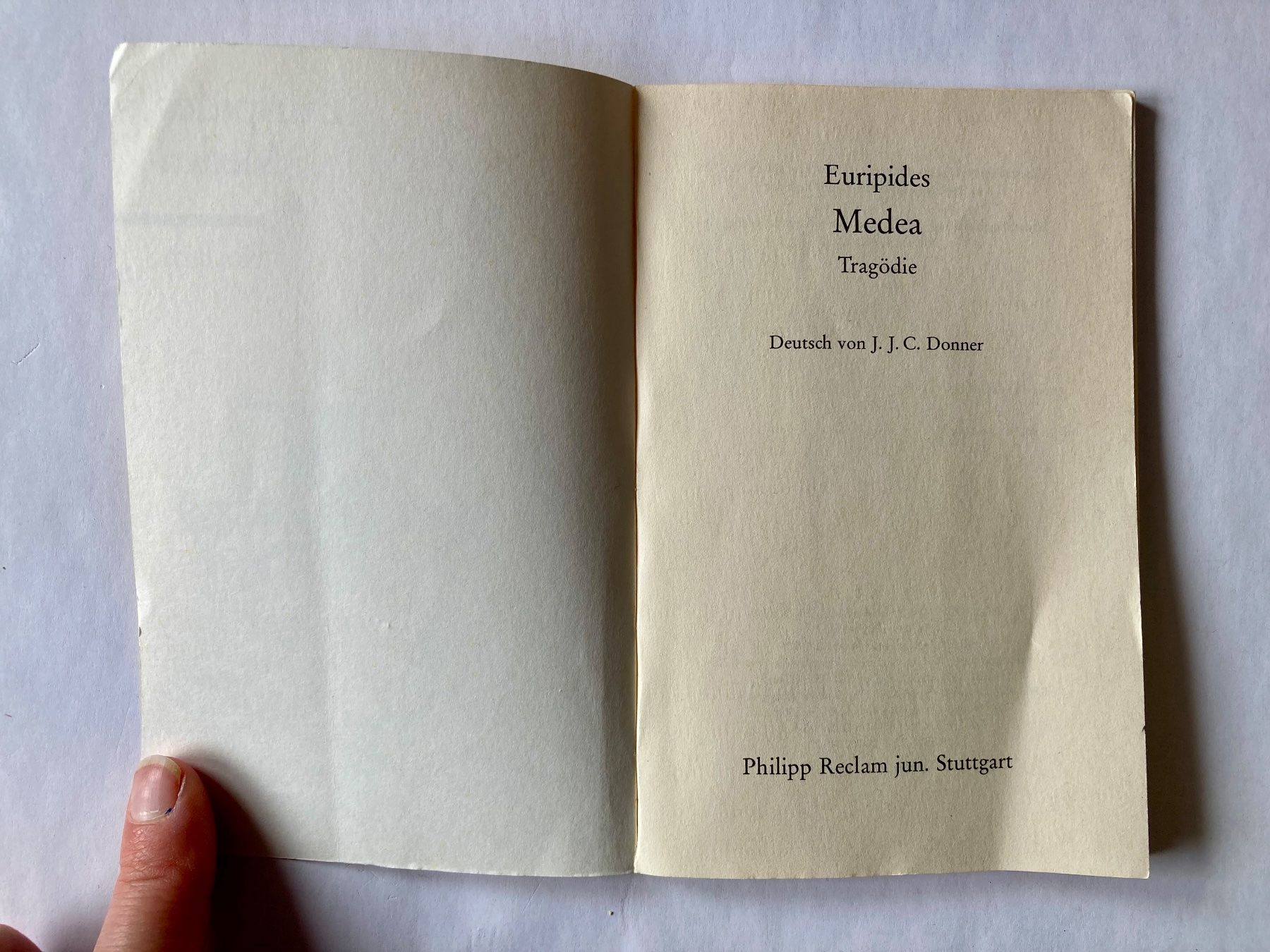 Libri: Euripides - Medea (Tragödie) – Nuovo (secondo la descrizione) da Bubendorf venduto da Alpenheidi 2
