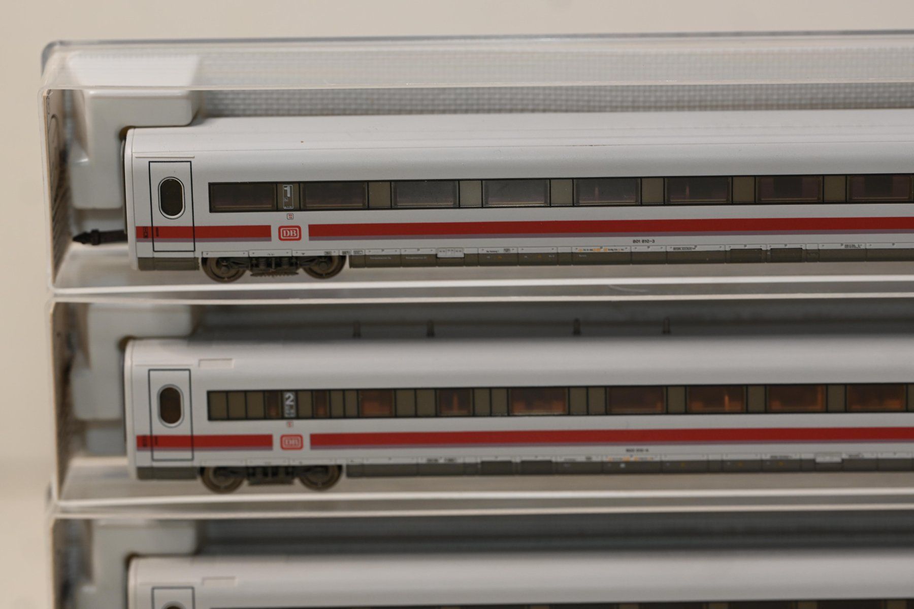Fleischmann Modelleisenbahnen: 3x DB ICE  Wagen Fleischmann Spur N mit OVP – Gebraucht aus Laupen ZH von Zmoewe 1