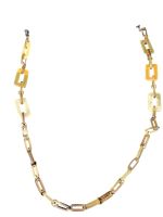 Brillenkette eckig