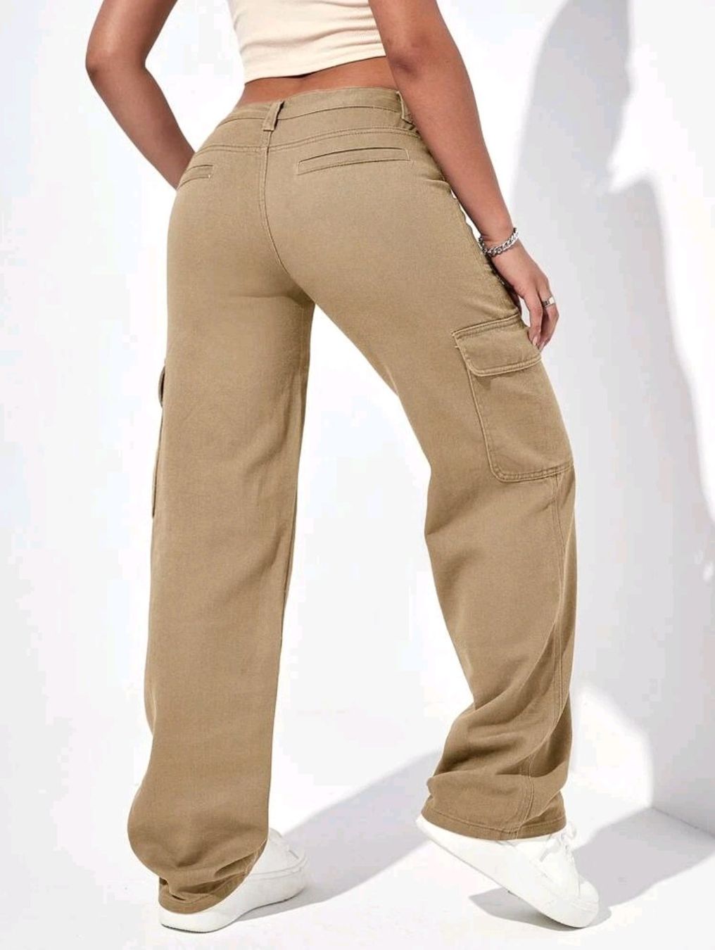 Jeans: Cargo Jeans Gr. XS grün oder beige (VERSAND möglich) – Neu und originalverpackt aus St.Peterzell von the2ndchance 4