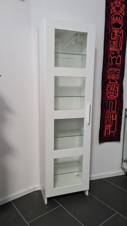 Vitrine / Standregal / Wandregal IKEA weiss 142/39/22 cm Kaufen auf