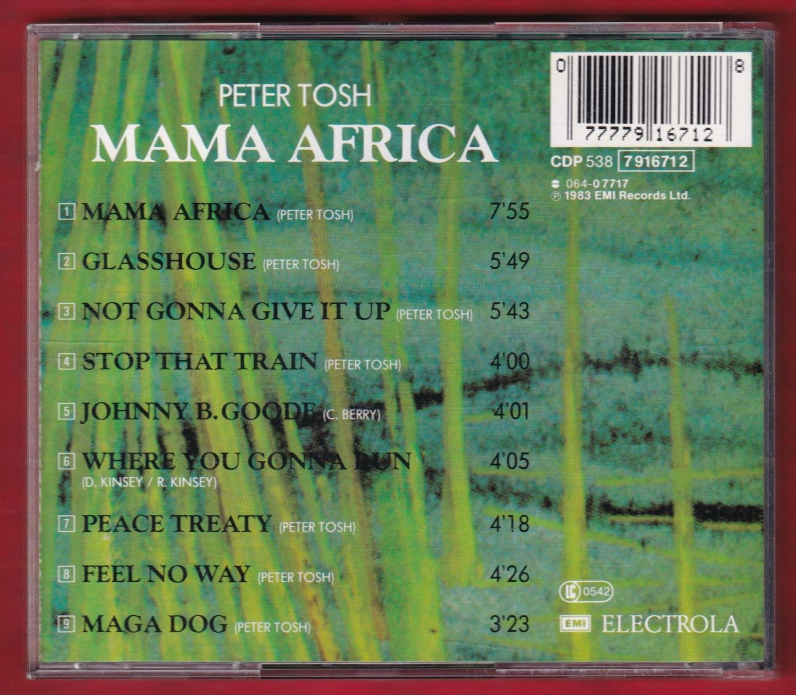 CD: Peter Tosh - Mama Africa (CD) – Usato da Zürich venduto da Pfluftl2000 1