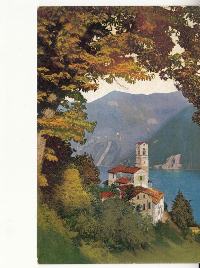 Cartoline postali: Castagnola ca. 1920 – Usato da Bürglen TG venduto da StampGraf