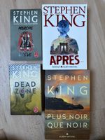 Lot de 4 romans de Stephen King en langue française