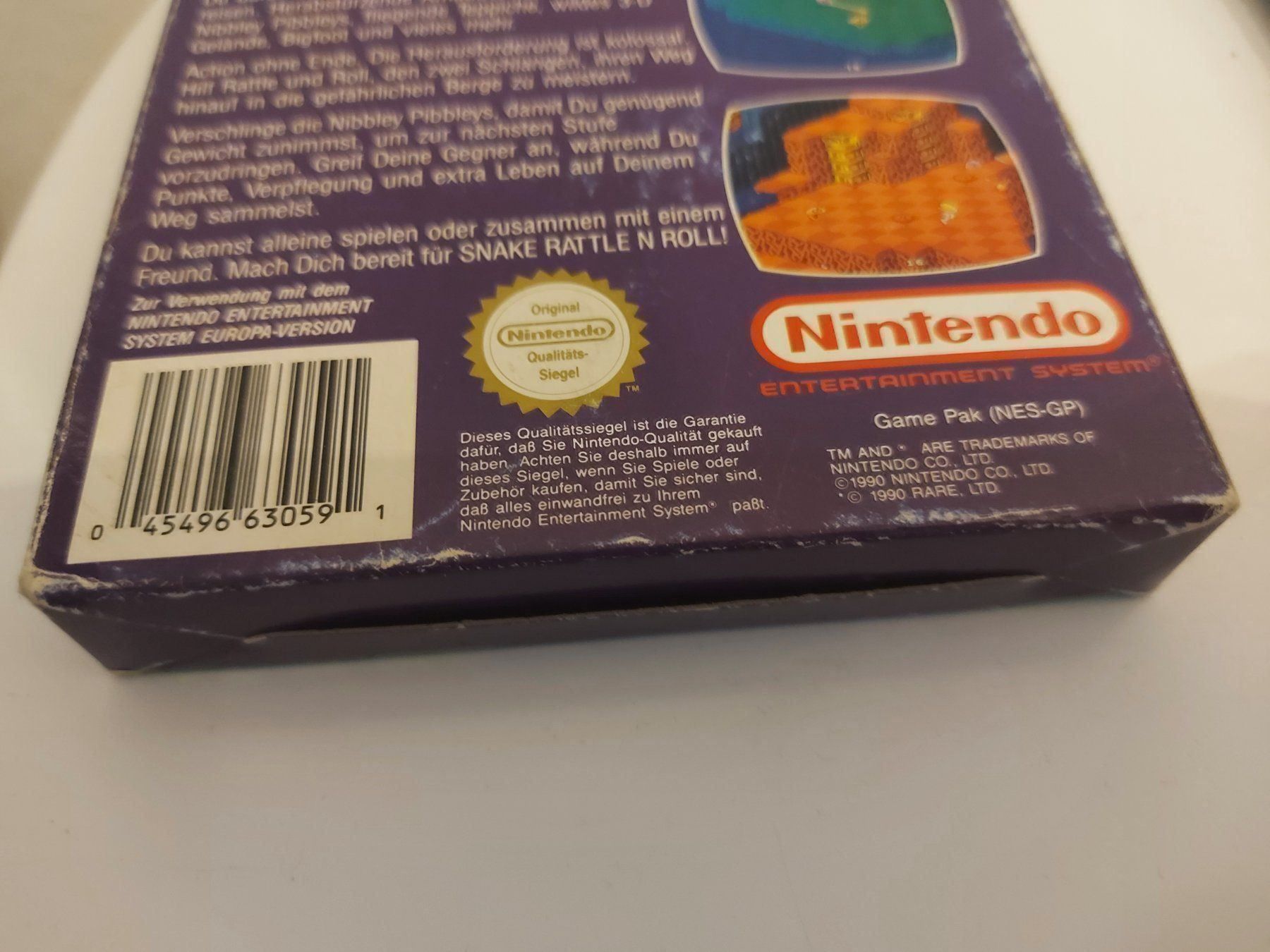 Nintendo Giochi: Snake Rattle n Roll Nintendo NES OVP – Usato da Aarau venduto da Kaesekuchen2000 3
