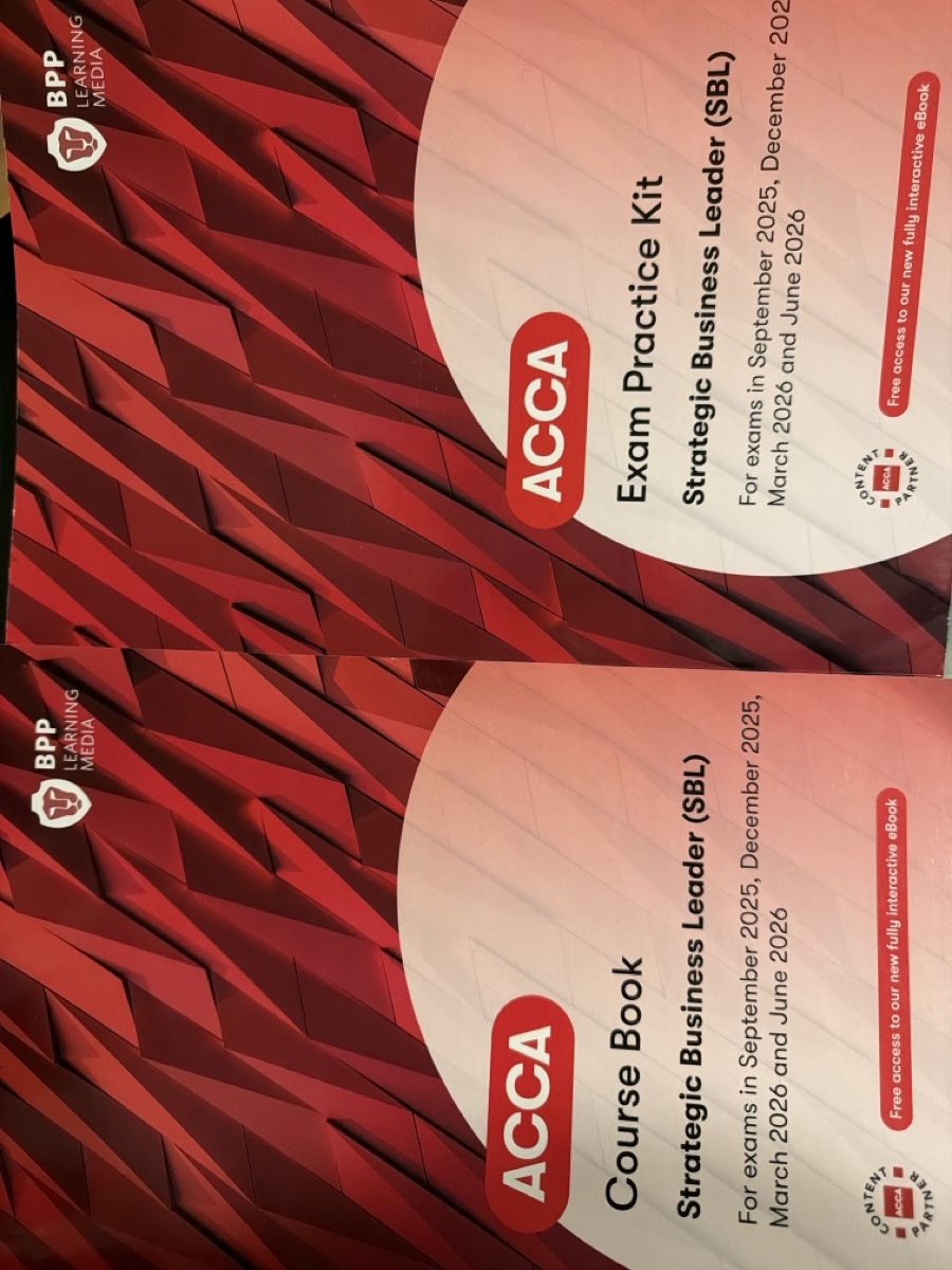 Libri: ACCA BOOKS EXAM SBL - BPP – Nuovo (secondo la descrizione) da Adliswil venduto da Andreww