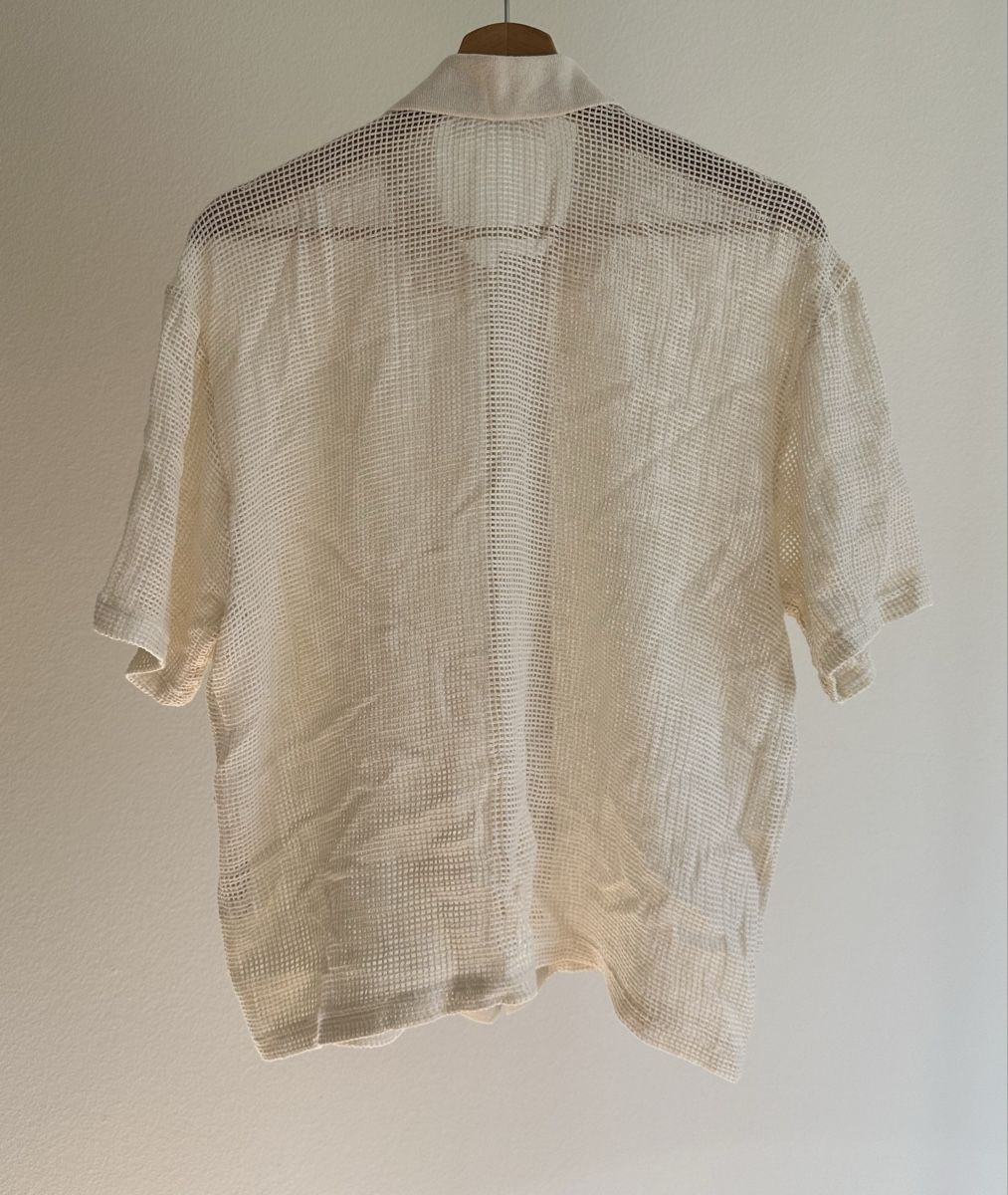 Pull&Bear Camicie: Sommerhemd mit Mesh-Optik (M) – Usato da Benken SG venduto da SecondTreasure 1