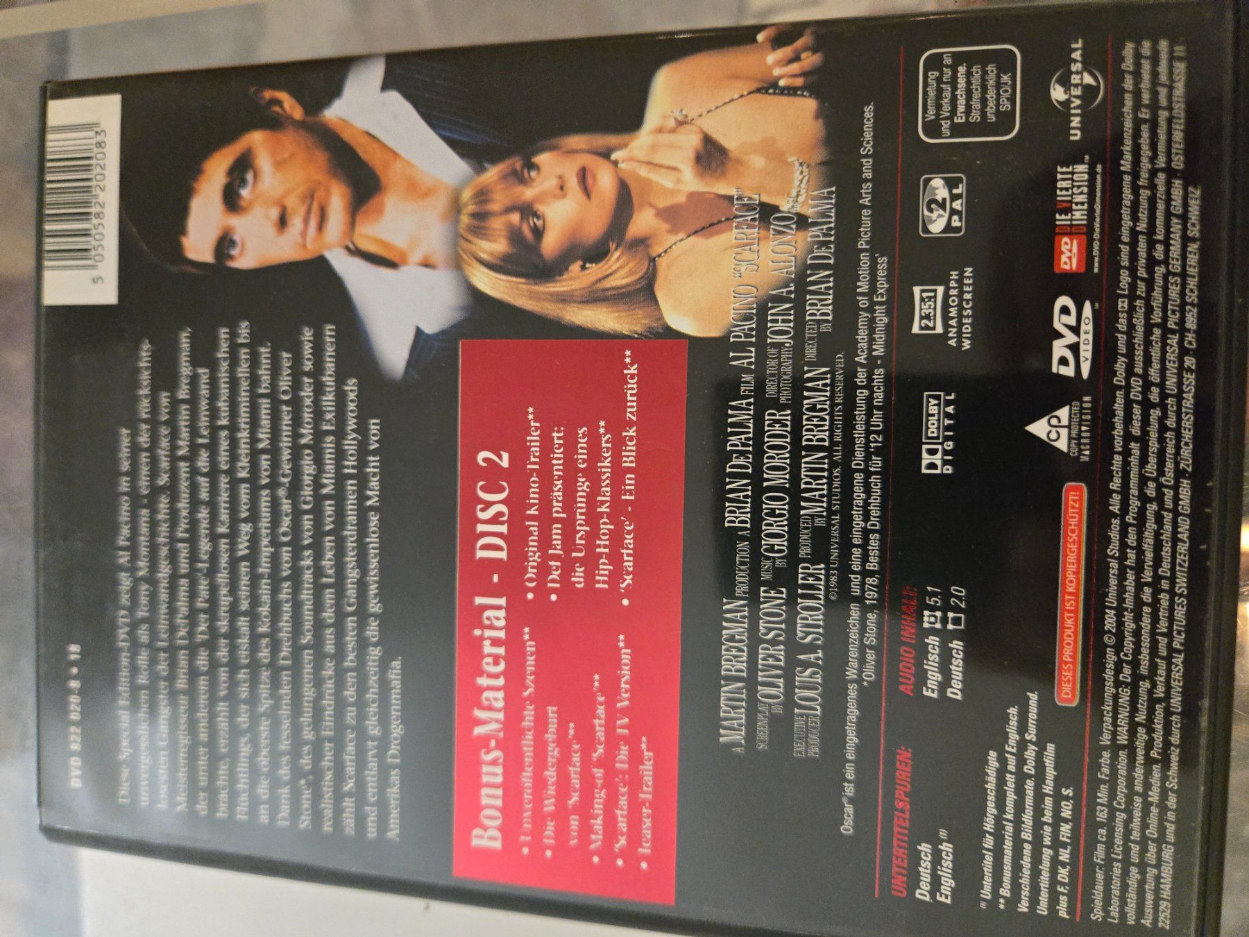 Alle DVDs: Scarface - Al Pacino DVD – Gebraucht aus Bussigny von Kfdlt 1