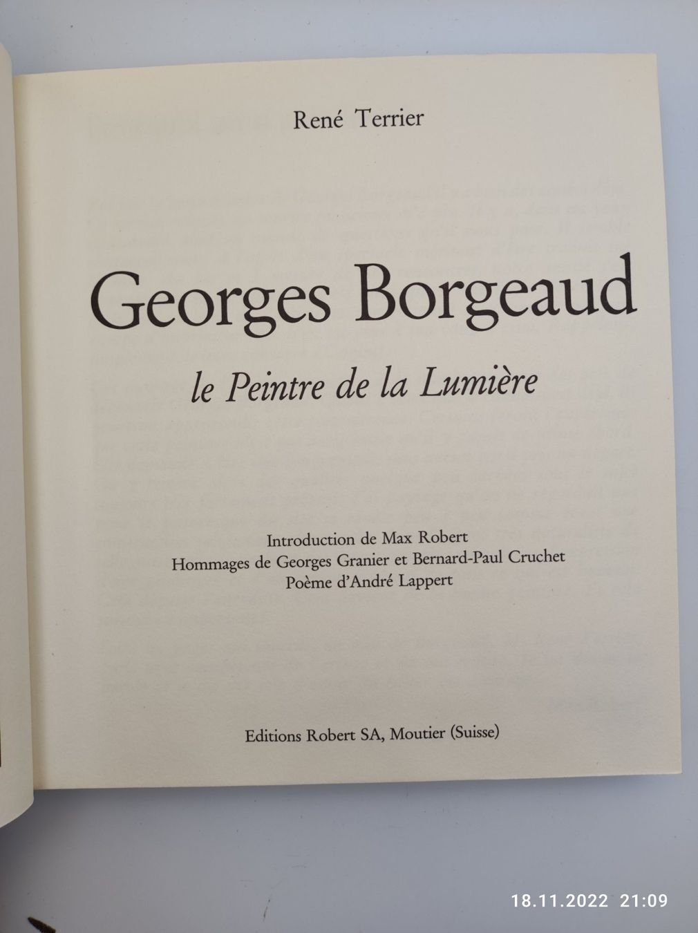 Libri: GEORGES BORGEAUD - MIT ORIGINAL-ZEICHNUNG – Usato da Goldach venduto da Gaip 2
