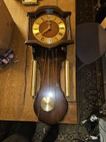 Wanduhr, Holz, Vintage (D)