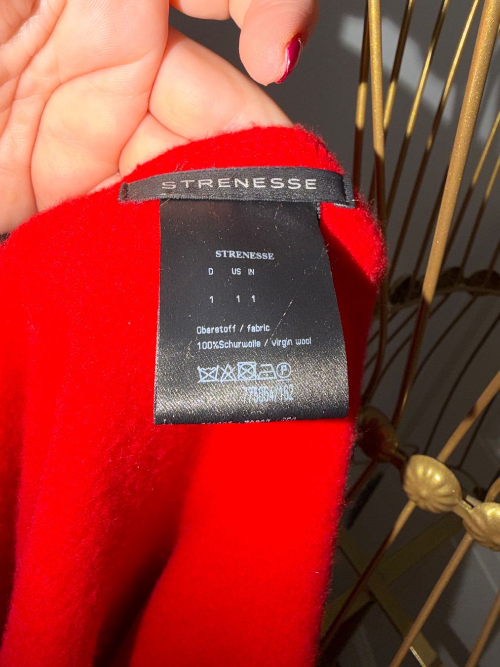 Altro in Moda donna: Designer Strenesse rot Poncho – Usato da Basel venduto da Blausara707 5