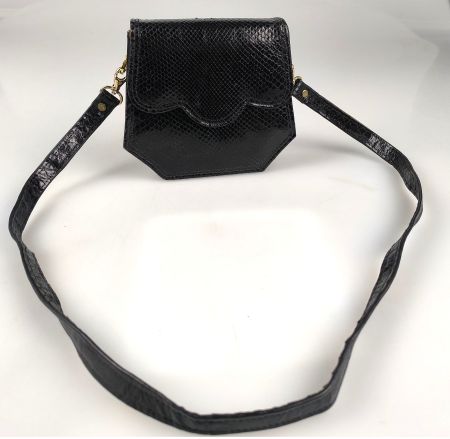 Handtasche Schlangenlederoptik