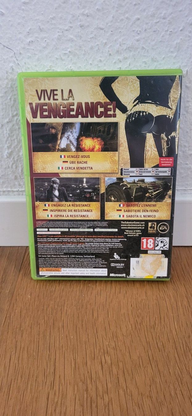Microsoft Giochi: Xbox 360 - The Saboteur – Usato da Münsingen venduto da DigitaleSpielecke 1