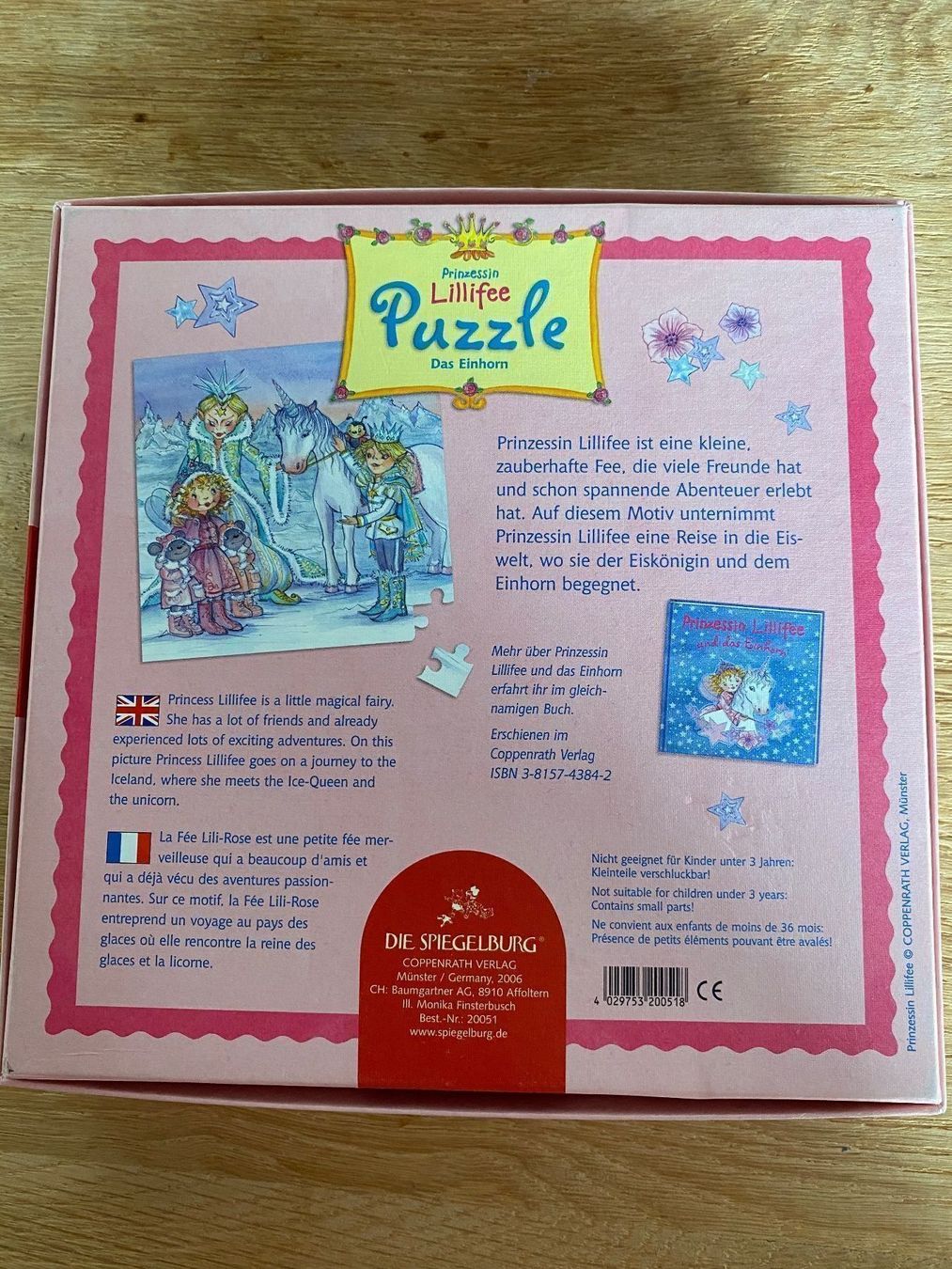 Puzzles: Lillifee Spiele Set (Puzzle,..) – Neu und originalverpackt aus Altendorf von Jeshy15 1