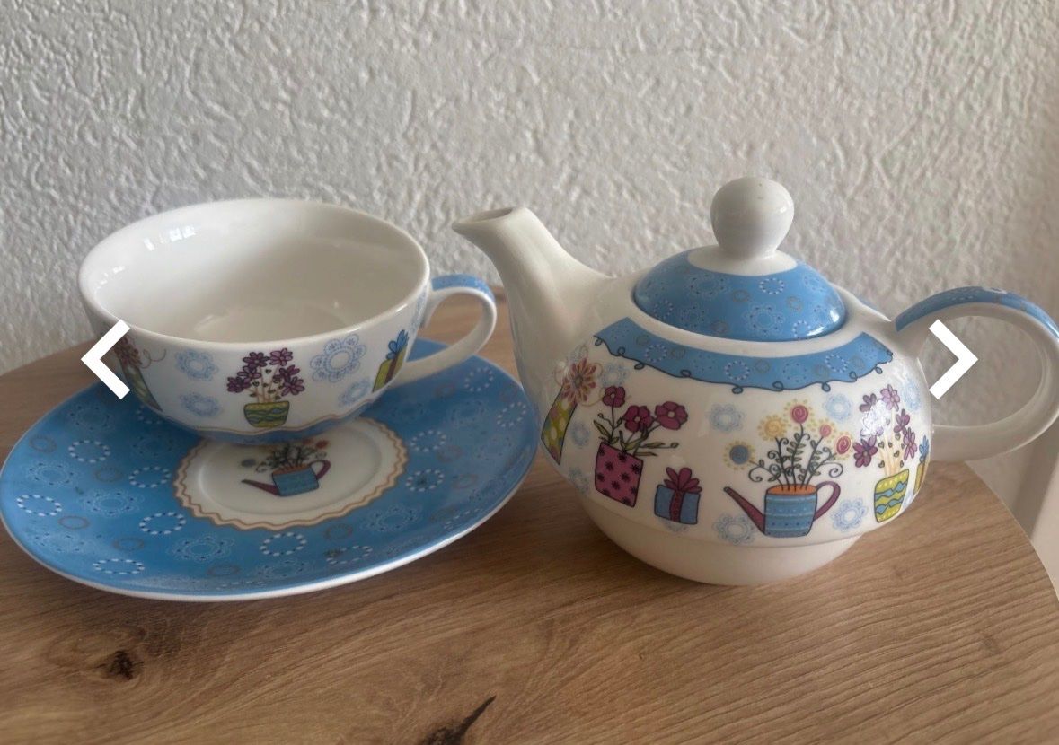 Teiere: Teekanne mit Tasse – Usato da Aarwangen venduto da kah_79t5 1