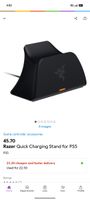 Razer Charging Stand for PS5 Duelsense Used Condition