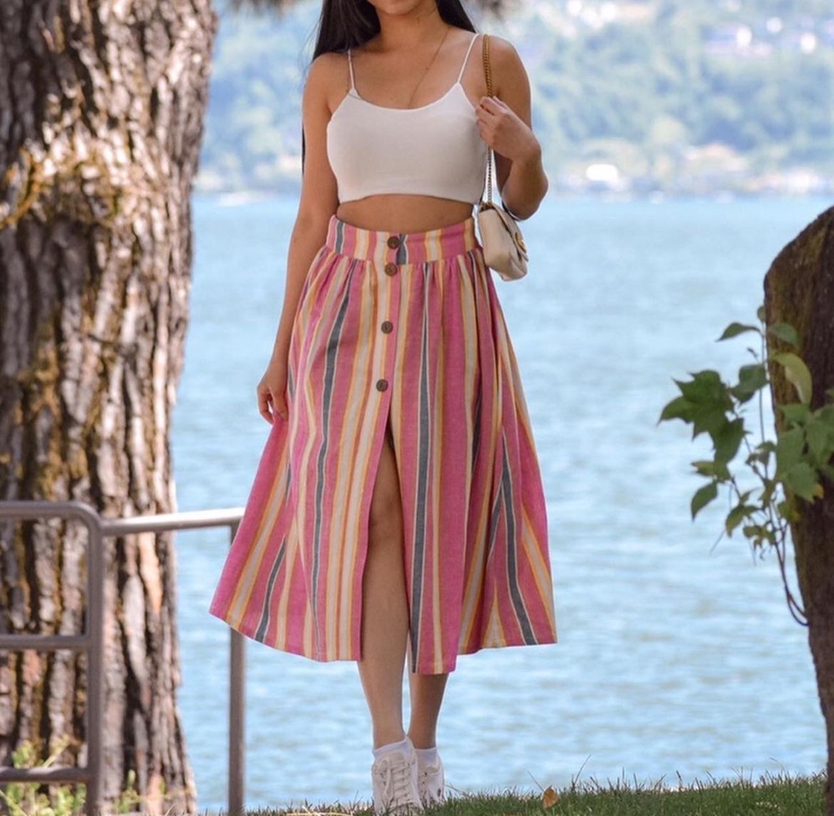 Zimmermann Gonne: BCBG Linen Cotton Skirt – Usato da St.Josefen venduto da lop_lh8d 1