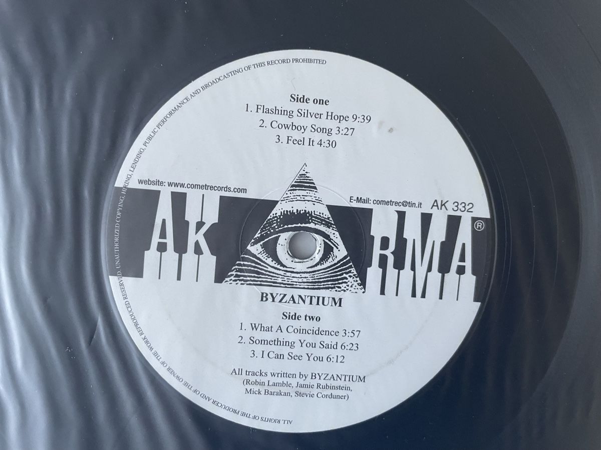 Schallplatten: Byzantium - AKARMA - Vinyl LP – Gebraucht aus Olten von Bluespapst 3