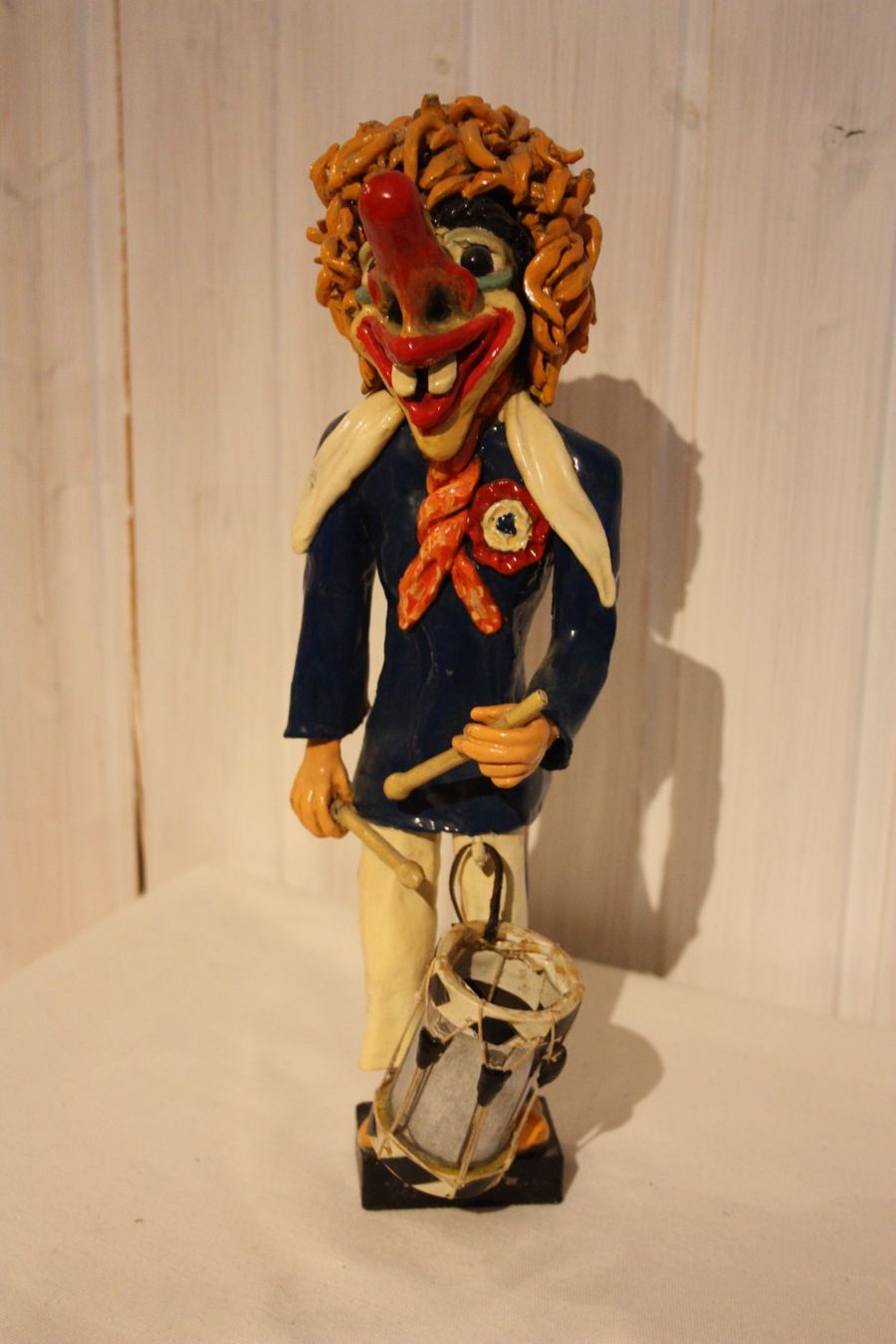 Statuette: alter Waggis mit Trommel – Usato da Oberwil BL venduto da Hesa41