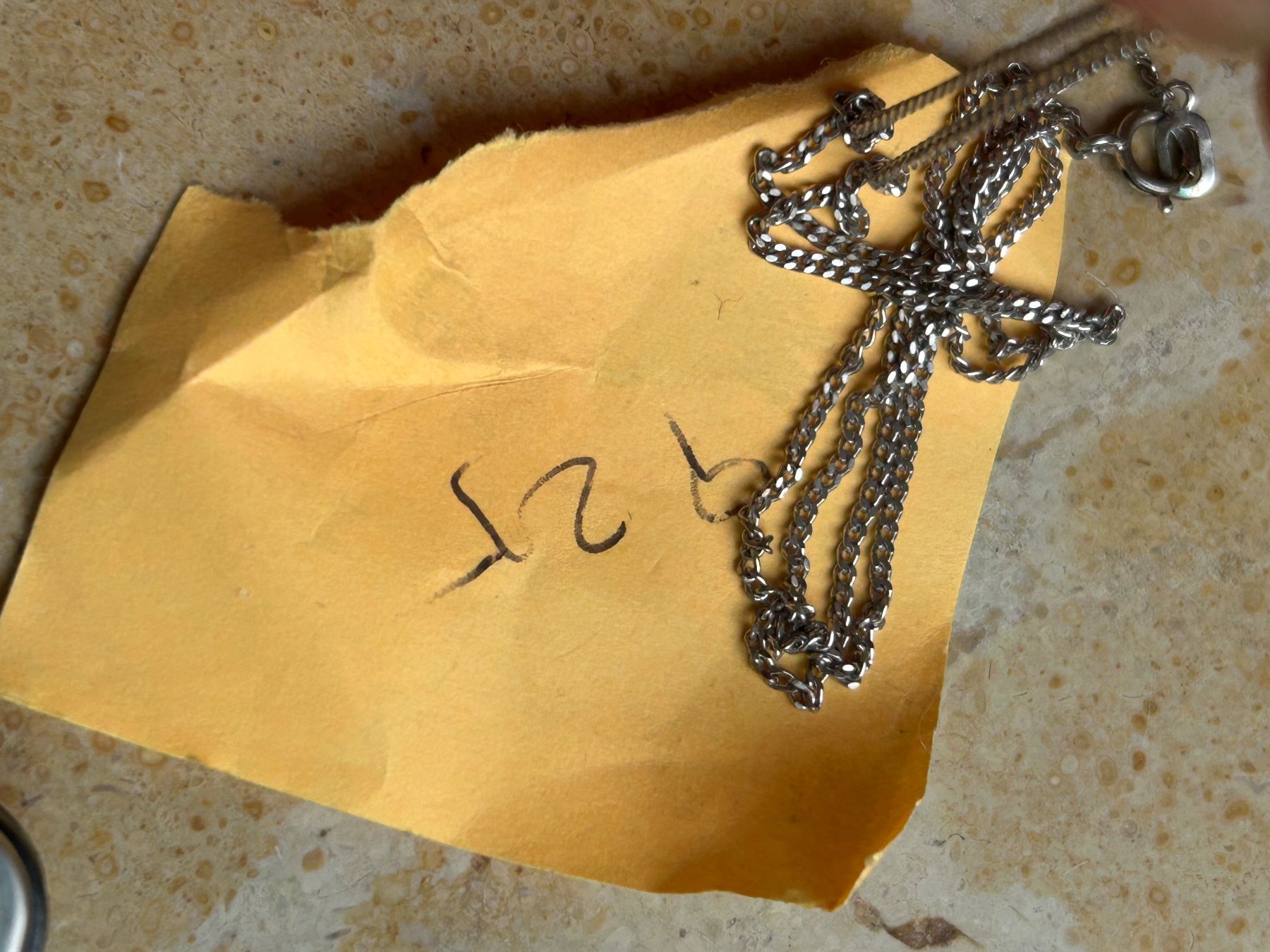 Colliers: Silberkette KEYS (45cm) – D'occasion à Laufen par Bellavitaboom 4