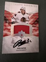 Pius Suter ZSC Lions NHL Hockey Card signiert limitierte