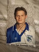 Autogramm Johann Vogel Grasshopper Club Zuerich Origina
