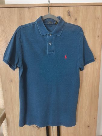 Polo Ralph Lauren Poloshirt blau Slim Fit Groesse M