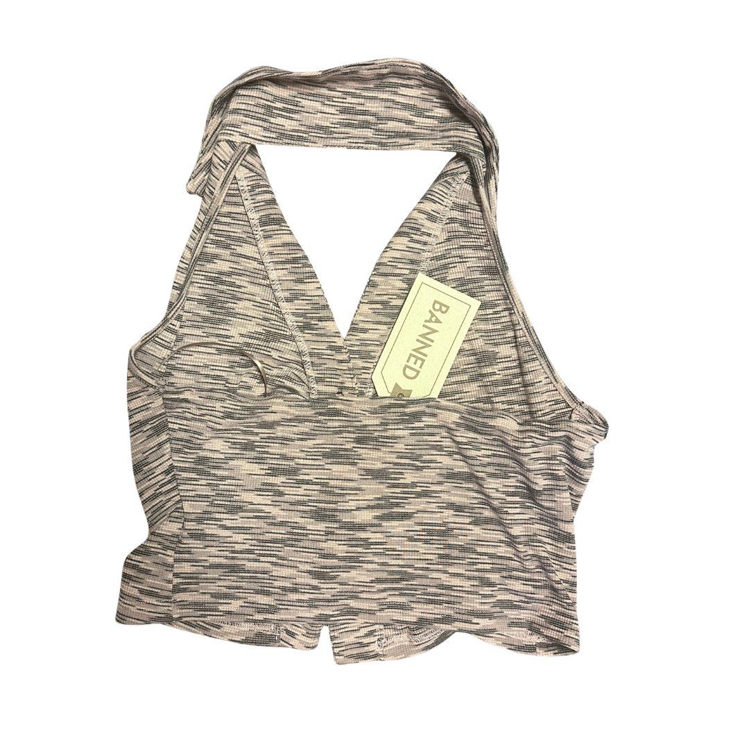 Tops: Banned Halter Button Top Abstract Print – Neuf avec emballage d'origine à Zofingen par JumpInVintage 1