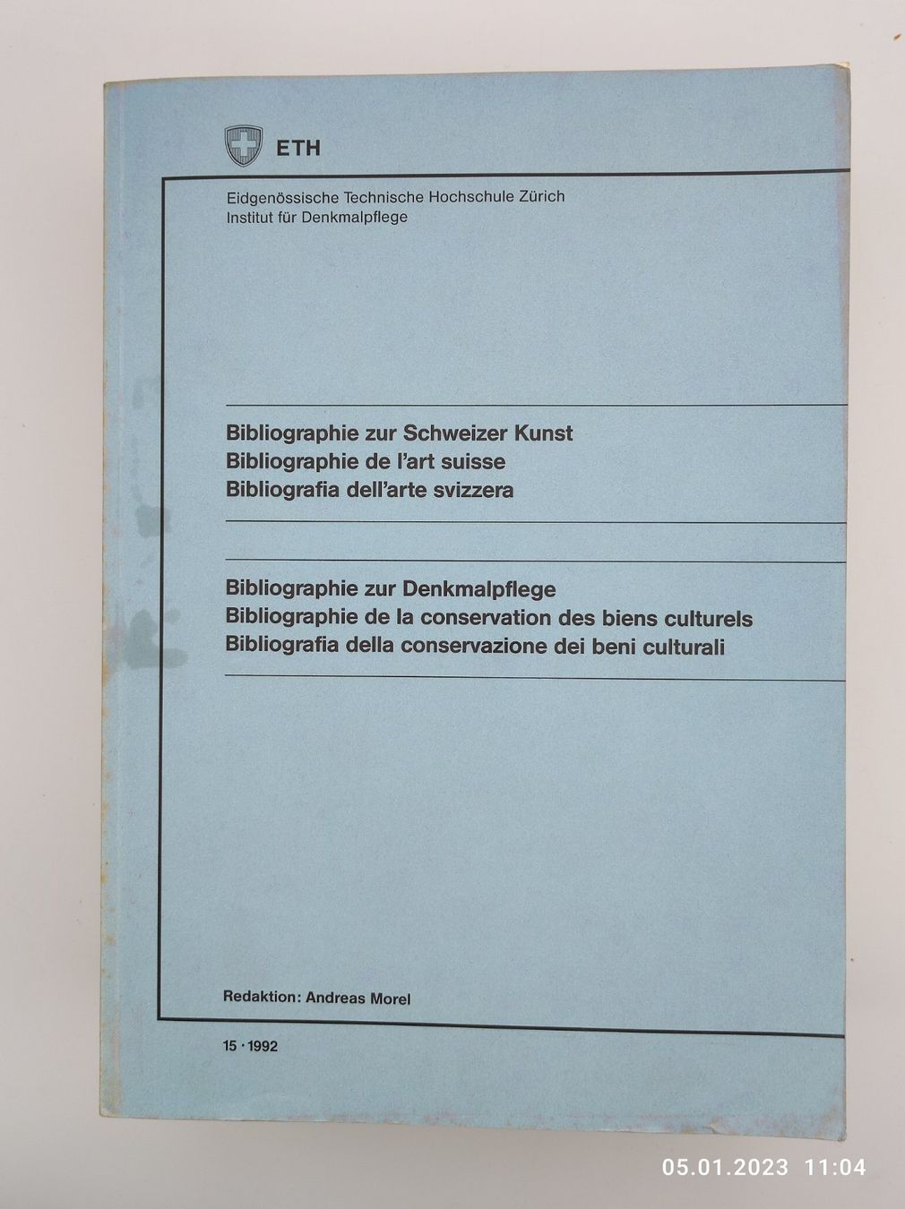 Libri: BIBLIOGRAPHIE ZUR SCHWEIZER KUNST – Usato da Goldach venduto da Gaip 8