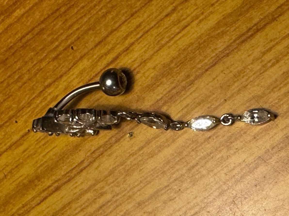 Piercingschmuck: Piercing Bauchnabel Schmuck Zirkonia – Gebraucht aus Steffisburg von smocky17 1
